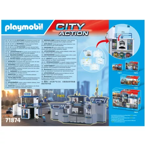 PLAYMOBIL City Action 71874 Rendőrőrs keresőszobával, 3–5 év