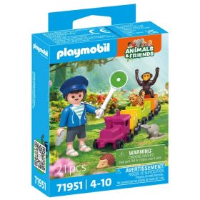 PLAYMOBIL Állatok és barátok 71951 Kisvonatozás