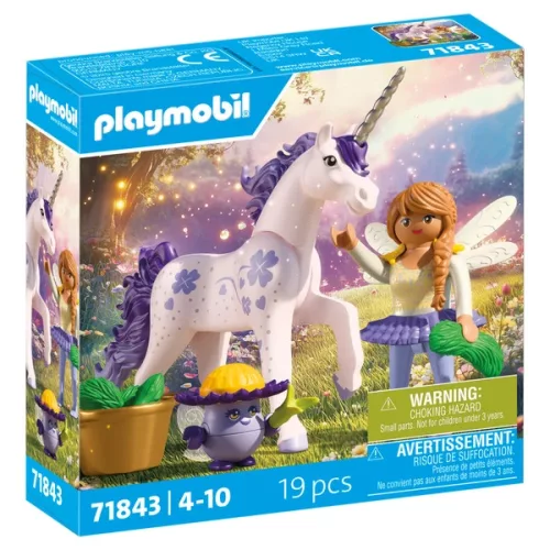 PLAYMOBIL 71843 Gyűjthető unikornis Szerencsés levendula tün, 3–5 év
