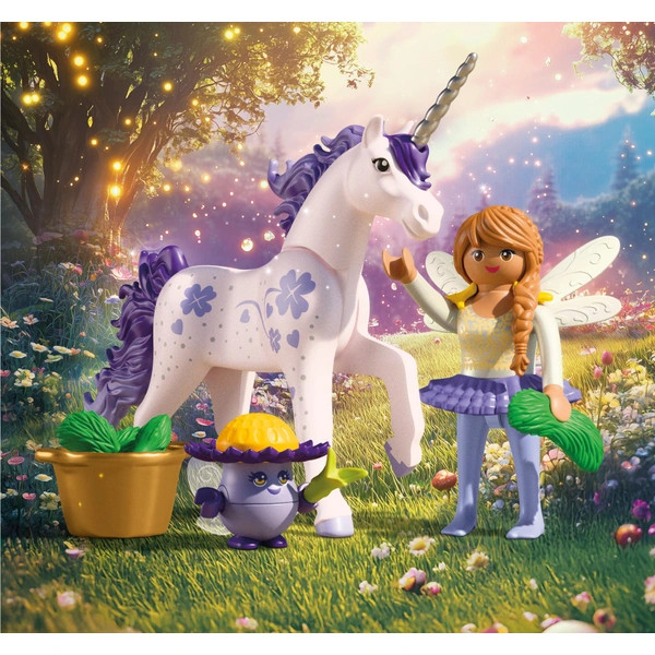 PLAYMOBIL 71843 Gyűjthető unikornis Szerencsés levendula tündérrel – alternatív kép 3