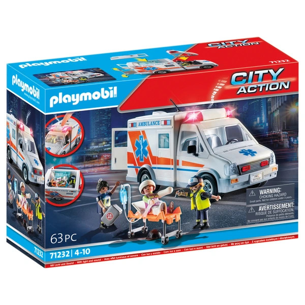 PLAYMOBIL City Action 71232 Fény- és hangtechnikai mentőautó – alternatív kép 1