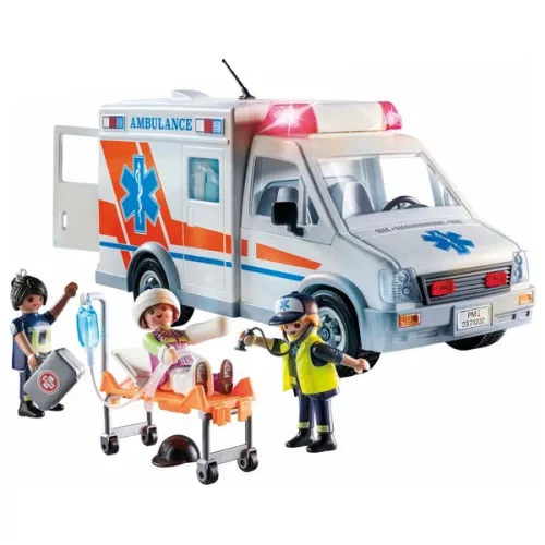 PLAYMOBIL City Action 71232 Fény- és hangtechnikai mentőautó, 3–5 év
