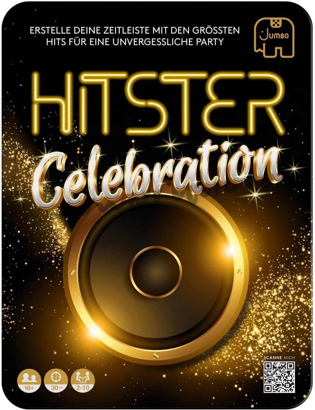 Hitster Celebration Mix társasjáték - EXKLUZÍV fémdobozos kiadás – alternatív kép 1