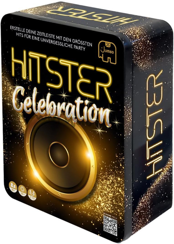 Hitster Celebration Mix társasjáték - EXKLUZÍV fémdobozos kiadás – alternatív kép 4