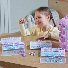   Gyöngyfűző ékszerkészítő szett hercegnős forgó tartóban