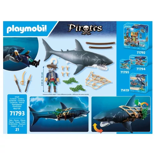 PLAYMOBIL Pirates 71793 Veszély az óriáscápa részéről