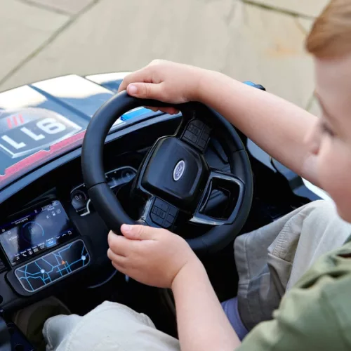 Ford Raptor rendőrautó, elektromos autó gyerekeknek, 10.8V