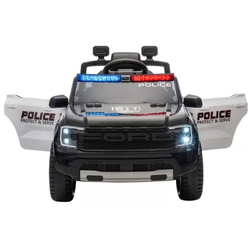 Ford Raptor rendőrautó, elektromos autó gyerekeknek, 10.8V