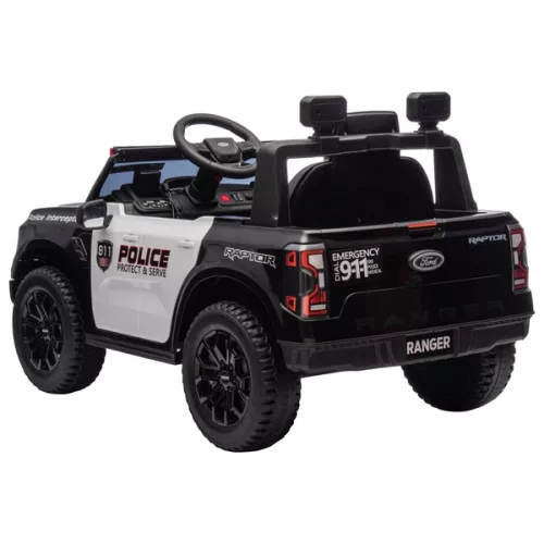 Ford Raptor rendőrautó, elektromos autó gyerekeknek, 10.8V