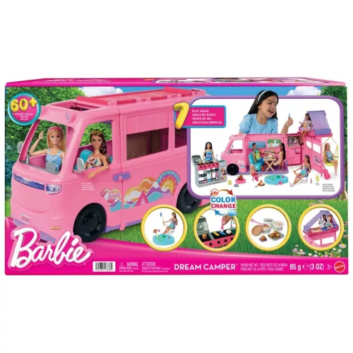 Barbie szuper kalandos lakóautó kiegészítőkkel