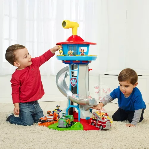 Mancs Őrjárat My Size Kilátótorony főhadiszállás járművel és figurával
