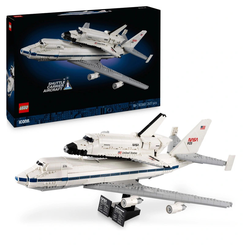 LEGO Icons Jumbo űrsikló szállító 10360 – fő nézet