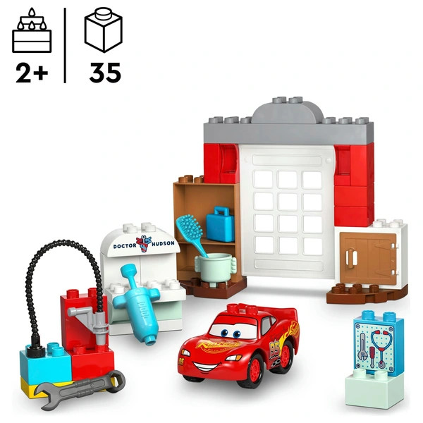 LEGO DUPLO Disney Verdák McQueen látogatása Doc műhelyében 10456 – alternatív kép 2