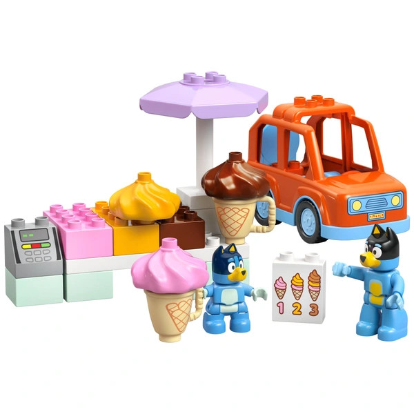 LEGO DUPLO Bluey Fagylaltozóba menet Bluey-val 10458 – alternatív kép 2