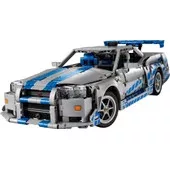 LEGO Technic 2 Halálos iramban Nissan Skyline GT-R (R34) versenyautó 42210
