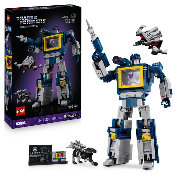 LEGO Icons Transformers: Soundwave 10358 – alternatív kép 1