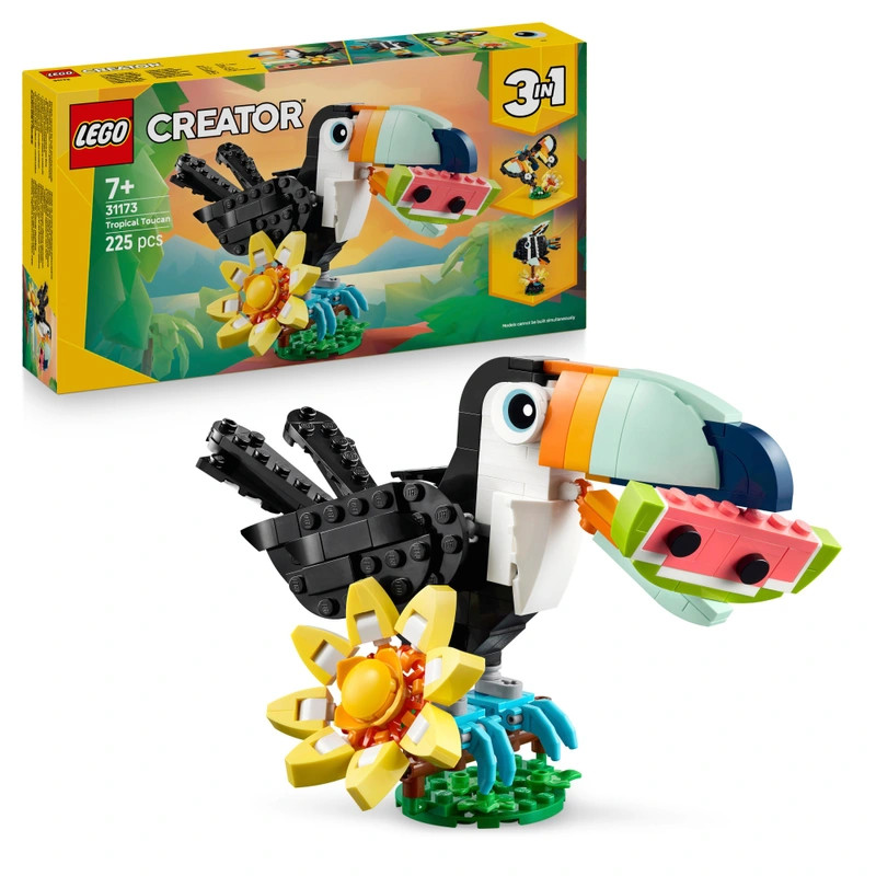 LEGO Creator Vadállatok: Trópusi tukán 3 az 1-ben 31173 – fő nézet