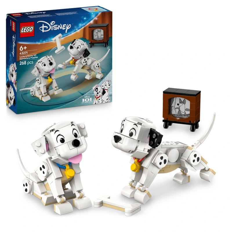 LEGO Disney Lucky és Penny kiskutyák a 101 kiskutya című filmből 43271 – fő nézet