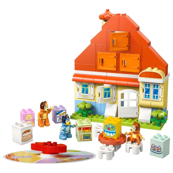 LEGO DUPLO Bluey Bluey családi háza memóriajátékkal 10459 – alternatív kép 2