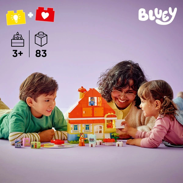 LEGO DUPLO Bluey Bluey családi háza memóriajátékkal 10459 – alternatív kép 3