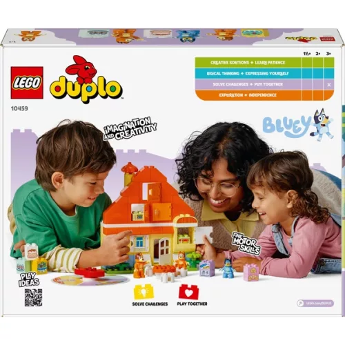 LEGO DUPLO Bluey Bluey családi háza memóriajátékkal 10459