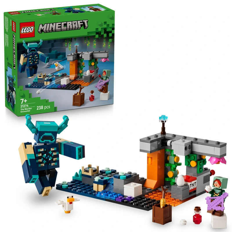 LEGO Minecraft Találkozás az Őrzővel 21274 – fő nézet