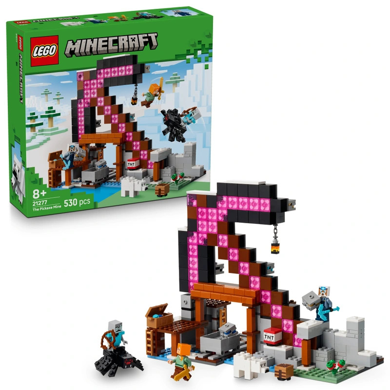 LEGO Minecraft A csákánybánya 21277 – fő nézet