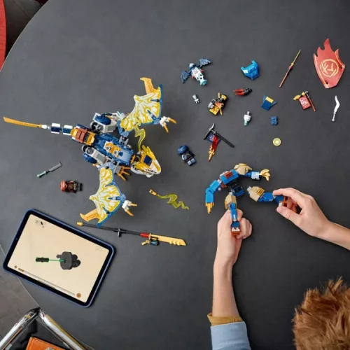 LEGO NINJAGO Tolvajok Mech Sárkánylovasa 71843
