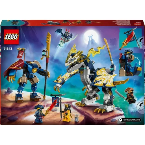 LEGO NINJAGO Tolvajok Mech Sárkánylovasa 71843
