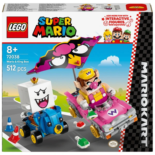 LEGO Super Mario Mario Kart – Wario és King Buu Huu 72038 – alternatív kép 1