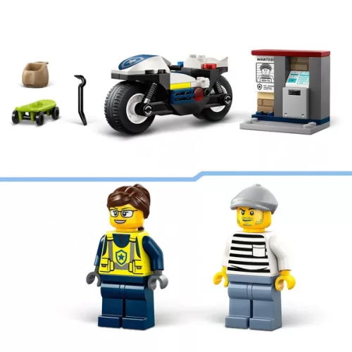 LEGO City Rendőrségi motoros üldözés 60455