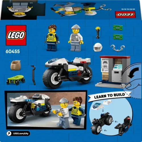 LEGO City Rendőrségi motoros üldözés 60455