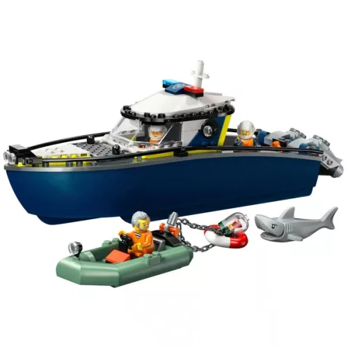 LEGO City Rendőrségi csónakos üldözés 60456