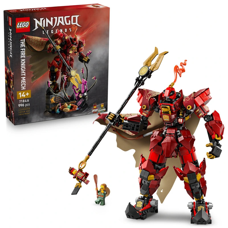 LEGO NINJAGO A Tűzlovag Mech 71846 – fő nézet