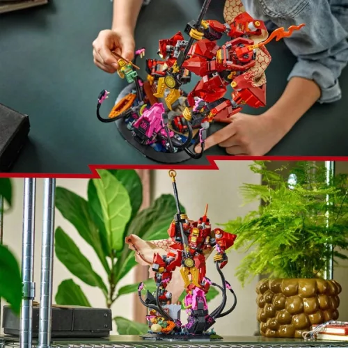 LEGO NINJAGO A Tűzlovag Mech 71846