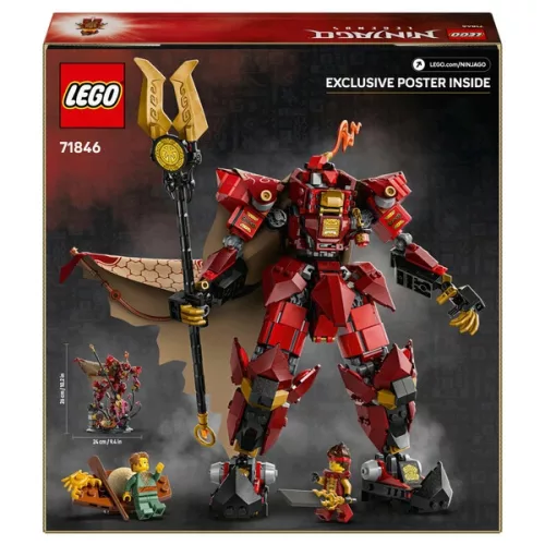 LEGO NINJAGO A Tűzlovag Mech 71846