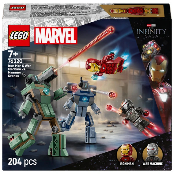 LEGO Marvel Super Heroes Vasember és Harci Gép a Hammer Drónok ellen 76320 – alternatív kép 1