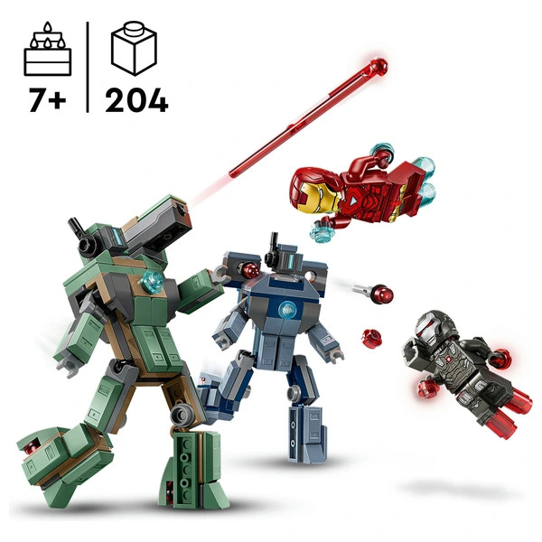 LEGO Marvel Super Heroes Vasember és Harci Gép a Hammer Drónok ellen 76320 – alternatív kép 3
