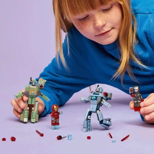 LEGO Marvel Super Heroes Vasember és Harci Gép a Hammer Drónok ellen 76320