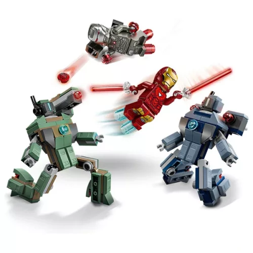 LEGO Marvel Super Heroes Vasember és Harci Gép a Hammer Drónok ellen 76320
