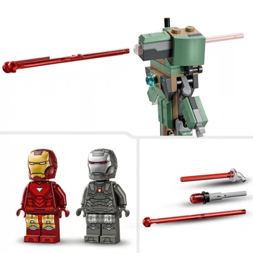LEGO Marvel Super Heroes Vasember és Harci Gép a Hammer Drónok ellen 76320