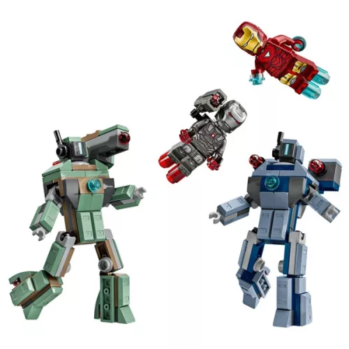 LEGO Marvel Super Heroes Vasember és Harci Gép a Hammer Drónok ellen 76320