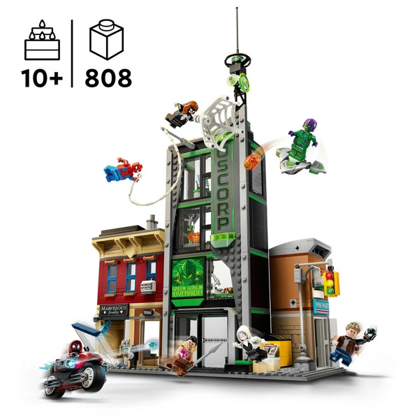 LEGO Marvel Super Heroes Pókember Oscorp ellen 76324 – alternatív kép 2