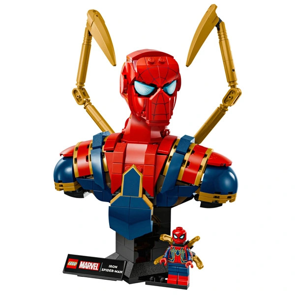 LEGO Marvel Super Heroes Vas Pókember mellszobra 76326 – alternatív kép 3