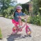 12 colos Disney Minnie Maus gyerekkerékpár kiegészítő kerekekkel, pink/lila