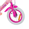 12 colos Disney Minnie Maus gyerekkerékpár kiegészítő kerekekkel, pink/lila