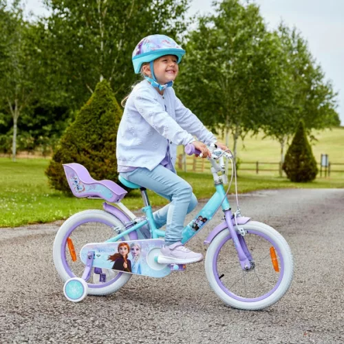 12 colos Disney Jégvarázs gyerekbicikli, lila
