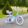 12 colos Disney Jégvarázs gyerekbicikli, lila