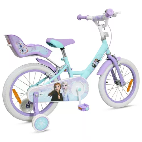 12 colos Disney Jégvarázs gyerekbicikli, lila