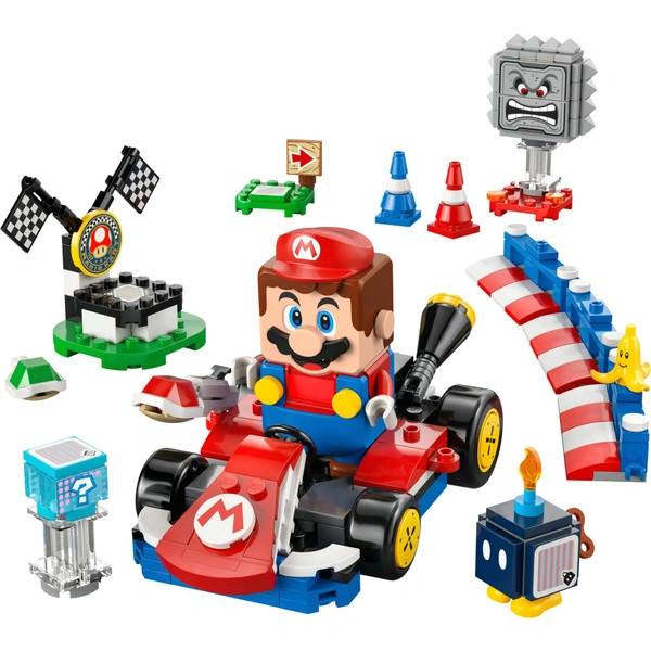LEGO Super Mario Mario Kart - Interaktív LEGO Mario és Standard Kart 72043 – alternatív kép 2